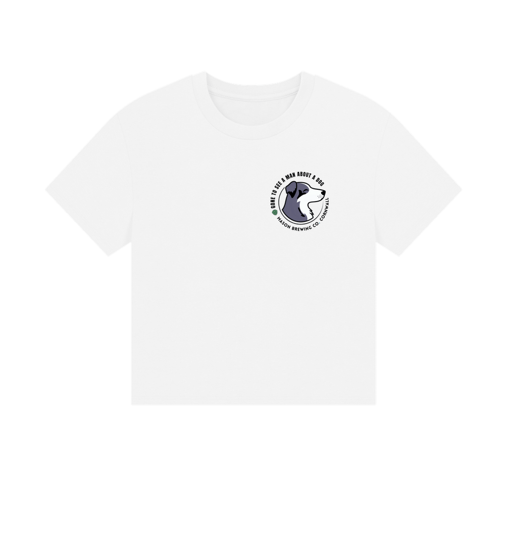 White Printed T-shirt Front
