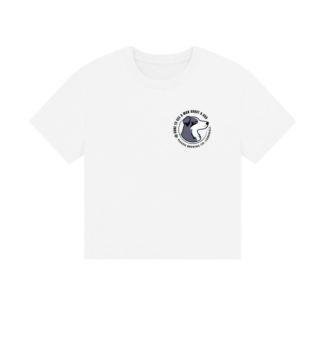 White Printed T-shirt Front