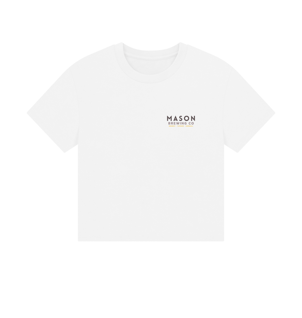 White Printed T-shirt Front