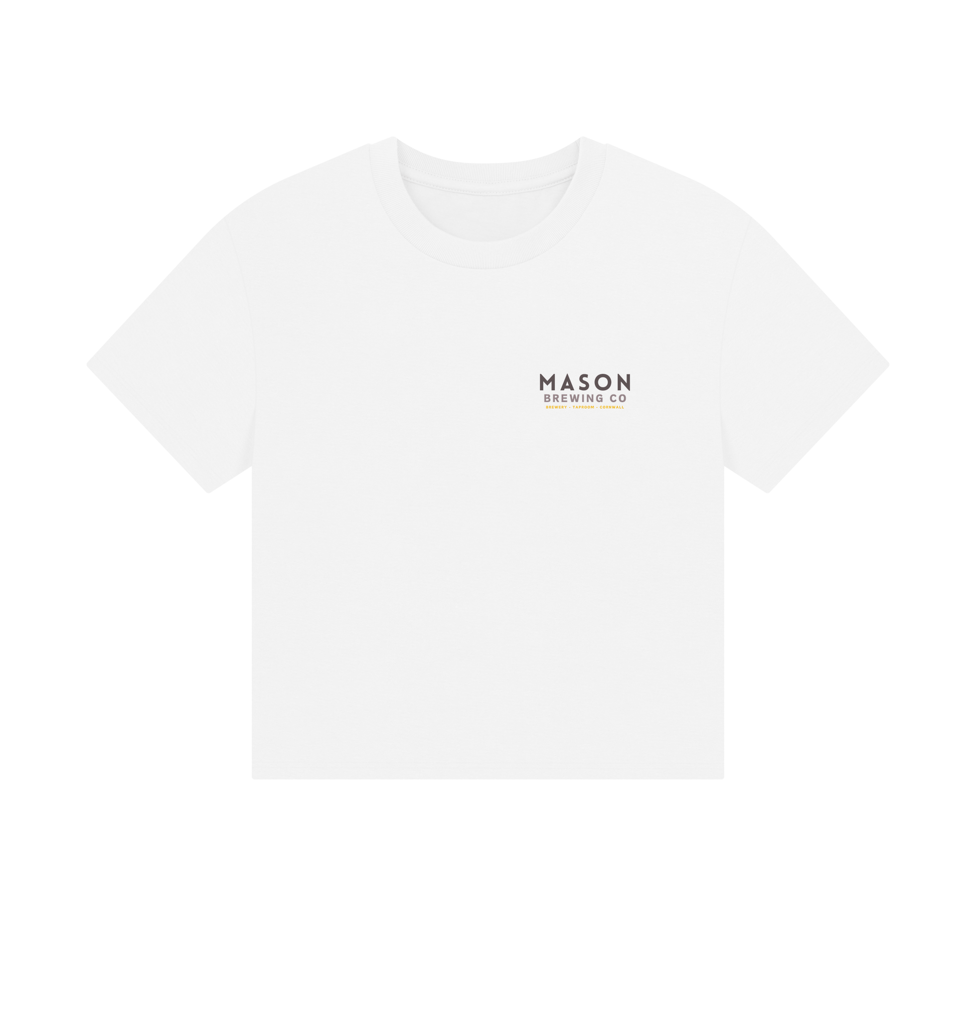 White Printed T-shirt Front