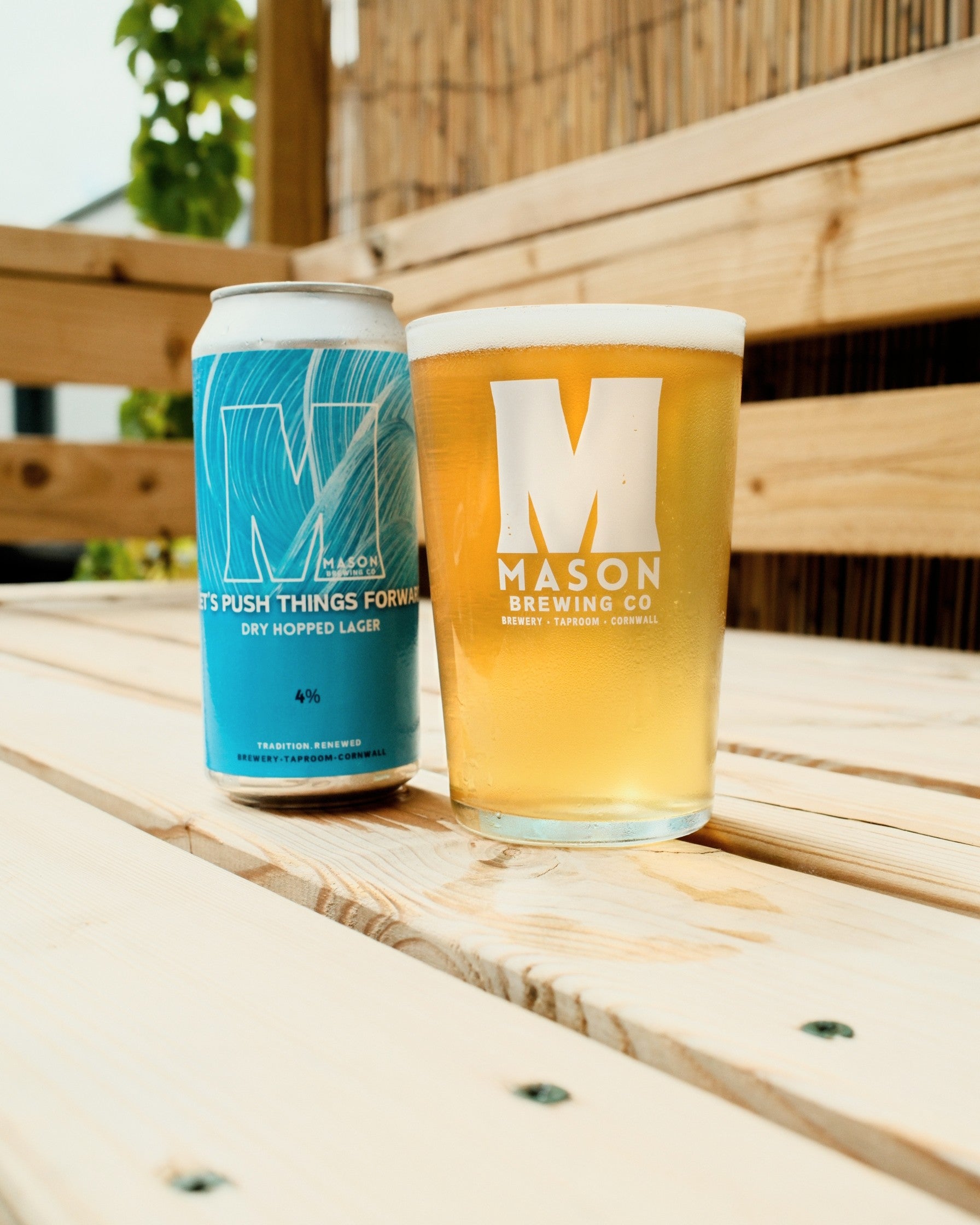 Let's Push Things Forward | Dry Hopped Lager | 4% | 440ml Can